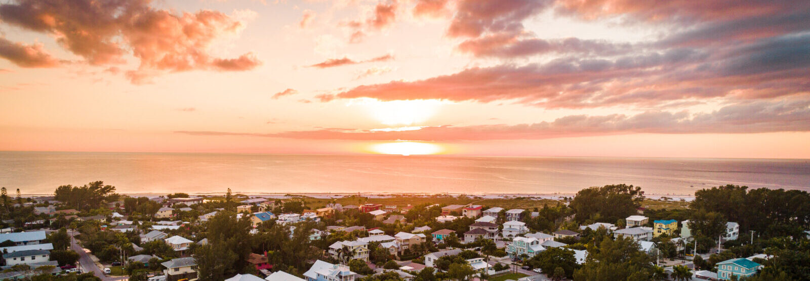 overhead view of an AMI sunset