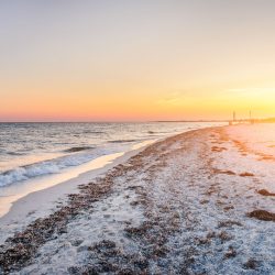 beach at sunset on AMI